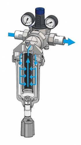 Permaster-Trinkwasserfilter Schnitt